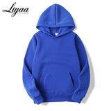 Liyaa Fashion Brand Men's Hoodies 2020 Spring Autumn Male Casual Hoodies Sweatshirts Men's Solid Color Hoodies Sweatshirt Tops