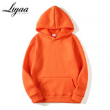 Liyaa Fashion Brand Men's Hoodies 2020 Spring Autumn Male Casual Hoodies Sweatshirts Men's Solid Color Hoodies Sweatshirt Tops